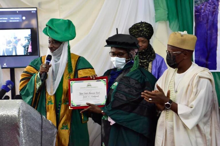 Ahmed, Kyari, Dingyadi bag honorary doctorates as KASU graduates 9,684