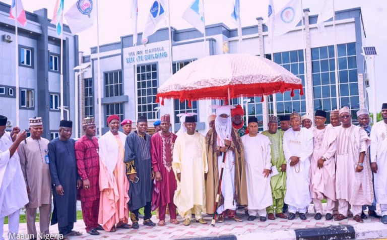 Emir Ado Bayero pays familiarization visit to Maryam Abacha American University of Nigeria Kano