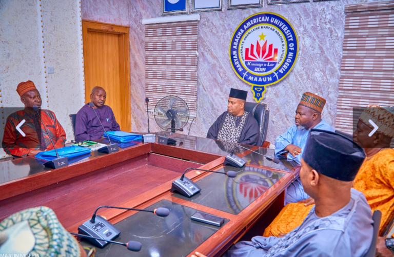 NUC accreditation team begins assessment exercise with Faculty of Management at MAAUN